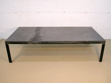 Taula malplana a Escorca, Acer, 200 x 200 x 50 cms., 2005_w600_h450
